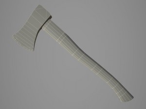 old axe pbr 3D Model