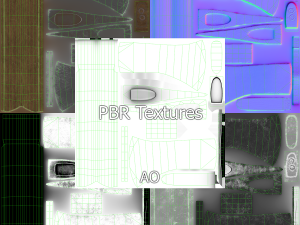 old axe pbr 3D Model