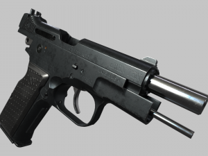 bren ten 10mm pbr 3D Модель