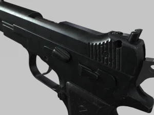 bren ten 10mm pbr 3D Model