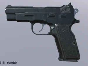 bren ten 10mm pbr 3D Model