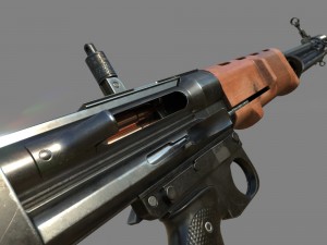 fg-42 german paratrooper rifle pbr 3D Model