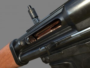 fg-42 german paratrooper rifle pbr 3D Model