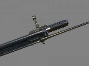 fg-42 german paratrooper rifle pbr 3D Model