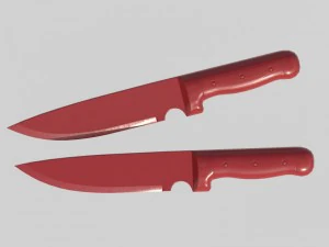 coltello lucido pbr Modello 3D