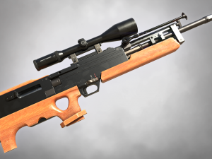 wa 2000 sniper rifle pbr 3D 모델