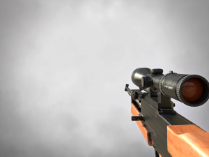 wa 2000 sniper rifle pbr 3D 모델