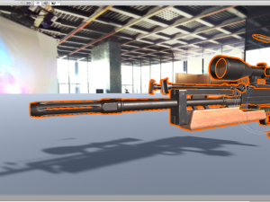 wa 2000 sniper rifle pbr 3D 모델