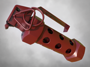 m84 stun grenade pbr 3D Model
