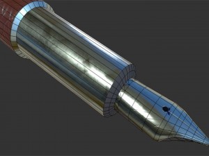 old pen 3D 모델