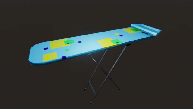 B&uuml;gelbrett 3D Modell .c4d .max .obj .3ds .fbx .stl .blend 