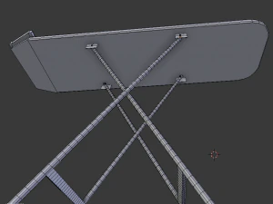 B&uuml;gelbrett 3D Modell