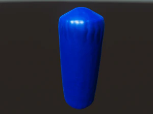 Boxsack blau 3D Modell