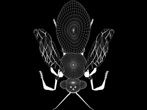 New bee model for game design and animation 3D Модель