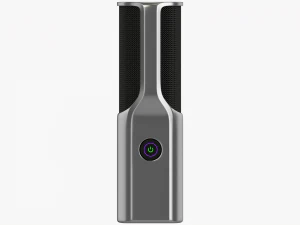 Microfone Conceito Prata Modelo 3D