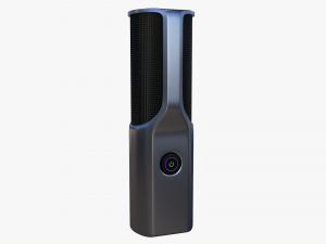 Microphone Concept Silver Model 3D
