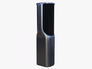 Microphone Concept Silver Model 3D