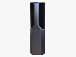 Microphone Concept Silver Model 3D