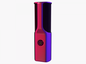 Microphone Concept Silver Model 3D