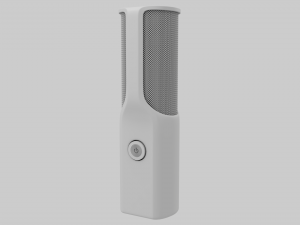 Microphone Concept Silver Model 3D