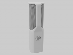 Microphone Concept Silver Model 3D