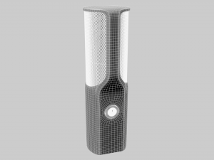 Microphone Concept Silver Model 3D