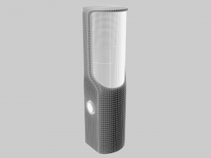 Microphone Concept Silver Model 3D