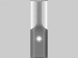 Microphone Concept Silver Model 3D