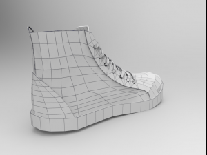 lowpoly menboot 3D 模型