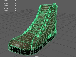 대표성 남자부츠 3D 모델