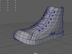 lowpoly menboot 3D 模型
