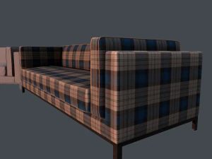 현대 소파 3D 모델