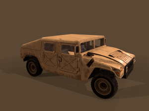 military truck 3D Model