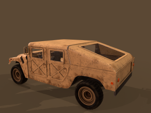 military truck 3D Model