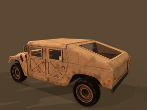 military truck 3D Model