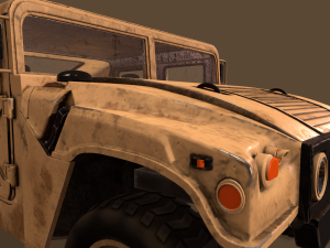 military truck 3D Model