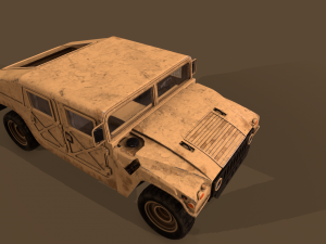 military truck 3D Model