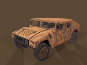 military truck 3D Model