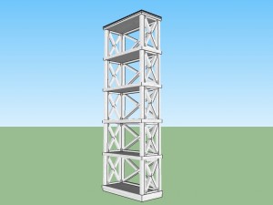 shelving for book 3D मॉडल