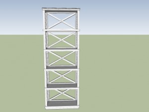 shelving for book 3D मॉडल