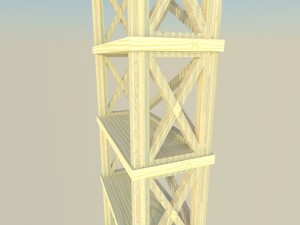 shelving for book 3D मॉडल