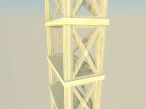 shelving for book 3D Model