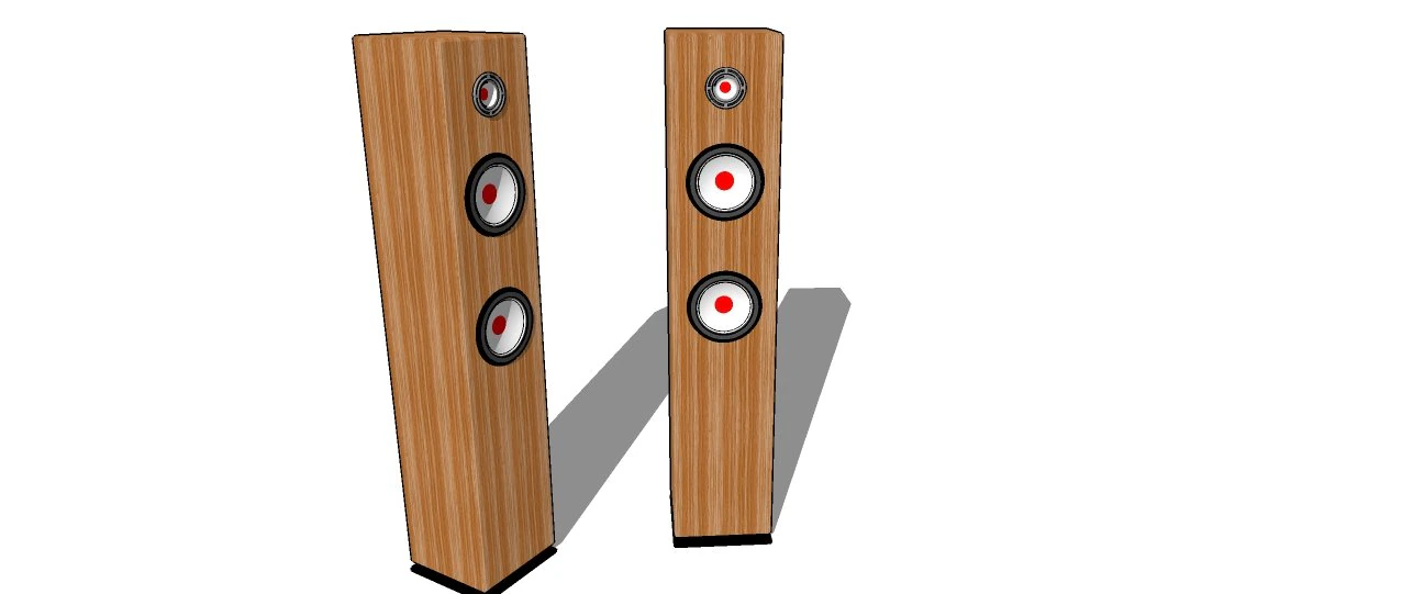 musical speaker 3D Model .c4d .max .obj .3ds .fbx .stl .blend 