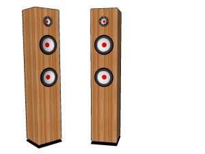 musical speaker Model 3D