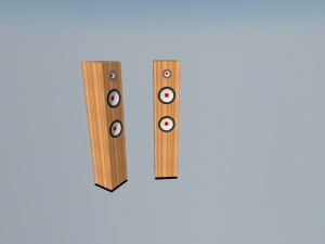 musical speaker Model 3D
