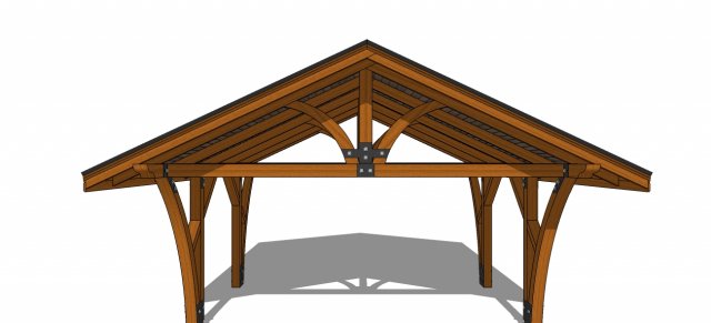 carport Model 3D .c4d .max .obj .3ds .fbx .stl .blend 