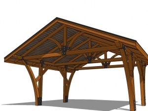 carport Model 3D