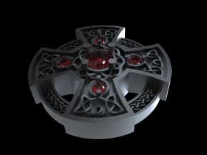 celtic cross 3D Print Model