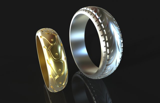 rings Modèles 3D en vedette .c4d .max .obj .3ds .fbx .stl .blend