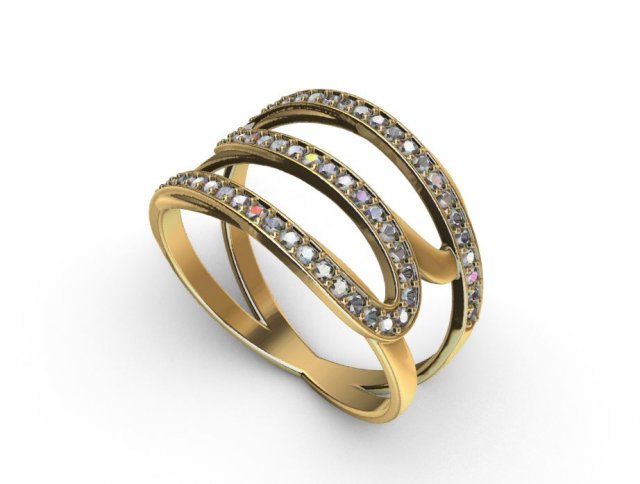 diamonds ring Modèles 3D en vedette .c4d .max .obj .3ds .fbx .stl .blend
